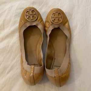 Nude Tory Burch Ballet Flats